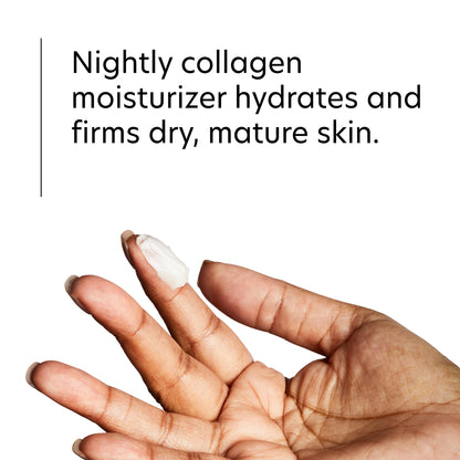 PCA SKIN Hydrating Collagen Cream for Face, Collagen Hydrator Night Cream, Hydrates and Firms Dry Mature Skin, Made with Shea Butter, Olive Fruit Oil, and Sweet Almond Fruit Extract