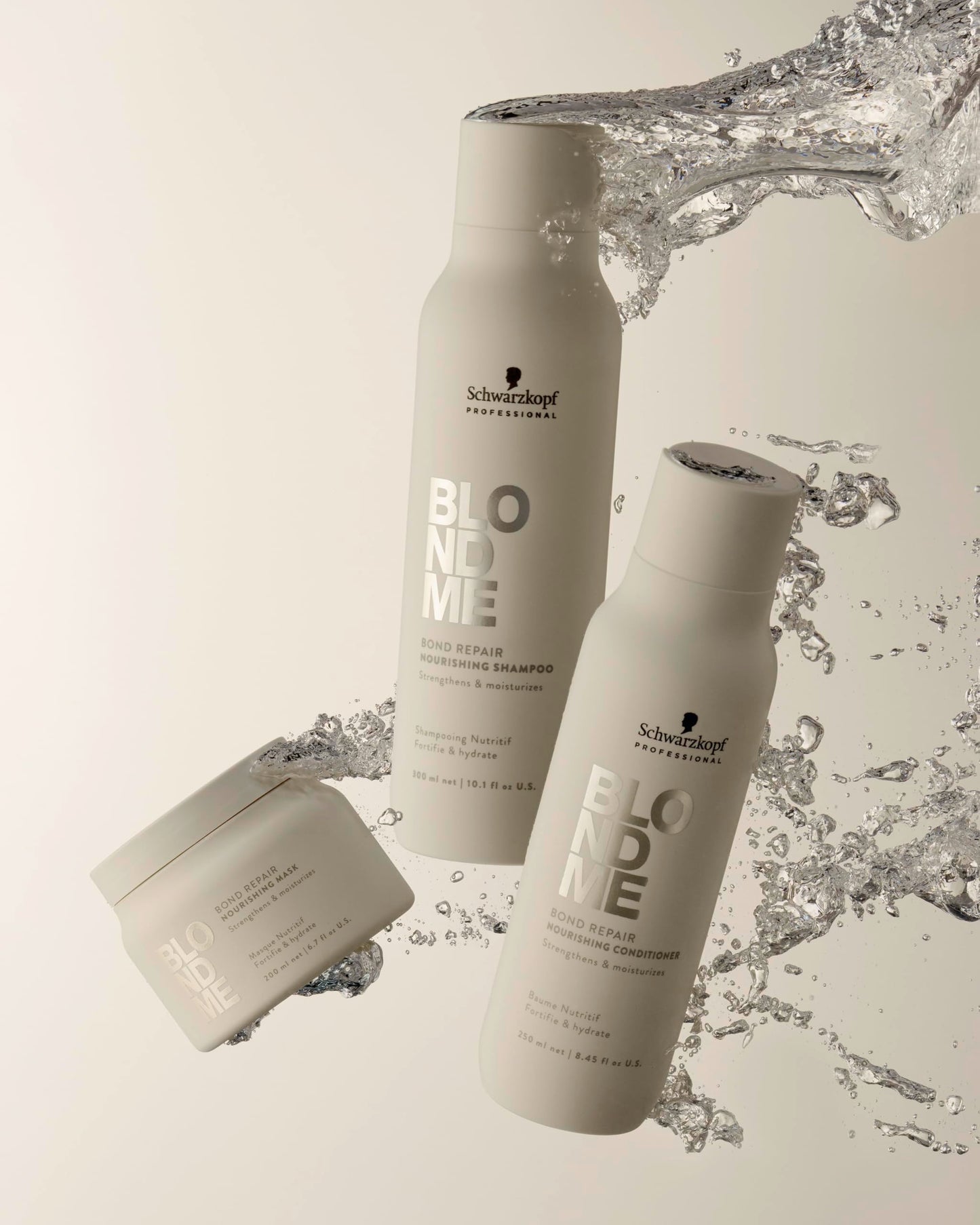 BlondMe Bond Repair Nourishing Mask for Blonde Hair | Intensive Hair Treatment | Adds Moisture and Softness |For Blonde, Lightened, & Grey Hair