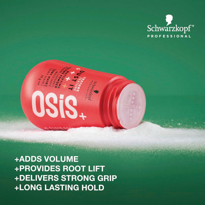 OSiS+ Dust It - Mattifying and Texturizing Volume Powder – Long-Lasting Hold, Strong Control and Separation for Different Hair Styles