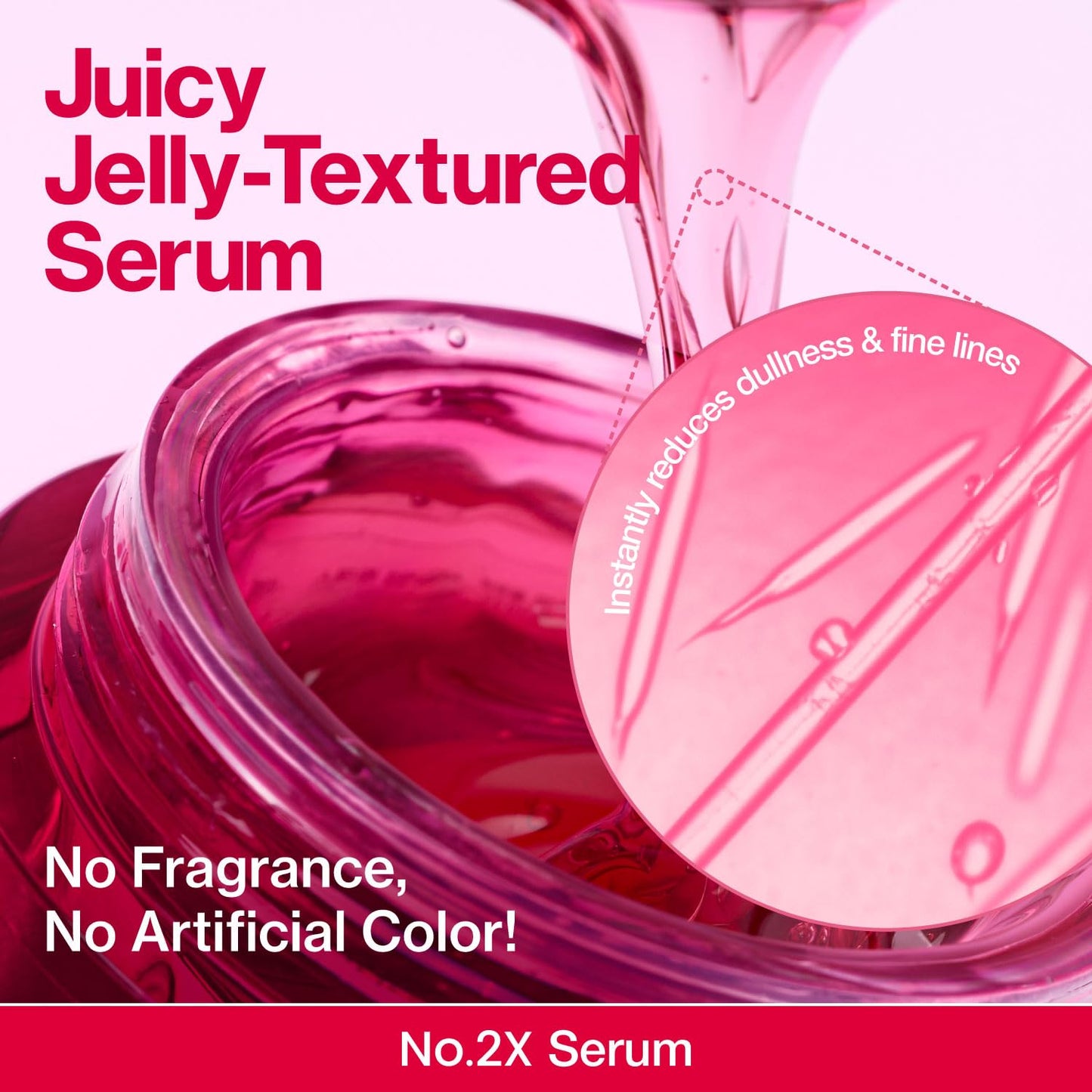 numbuzin No.2X Rose PDRN Collagen Plumping Serum, Collagen Spicule Serum for Firming & Volume Glow, PDRN, Peptides, Collagen, Hydrating Korean Skincare, 1.01 fl oz (30ml)