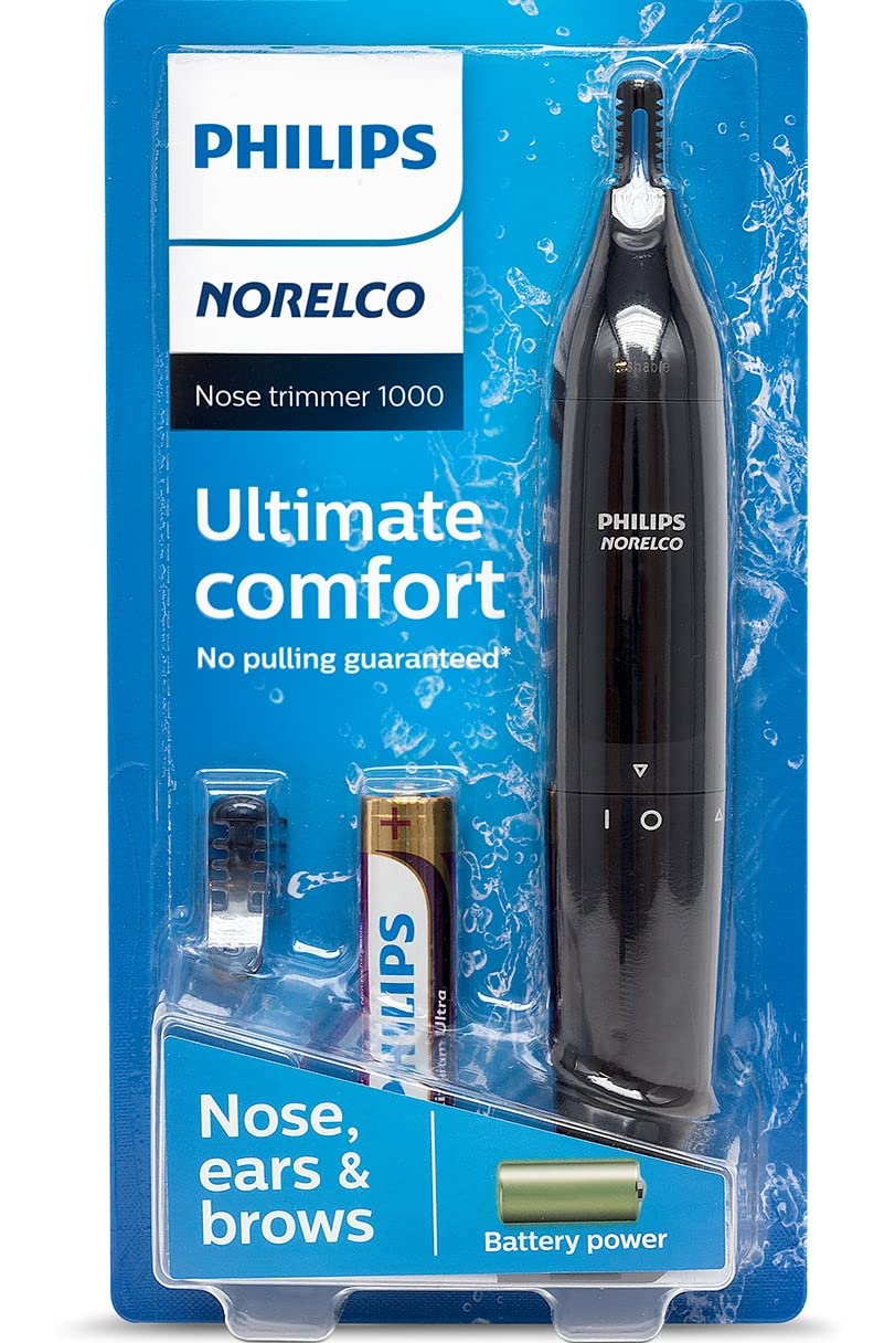 Norelco Philips Nose Trimmer 1000, Black, NT1605/60