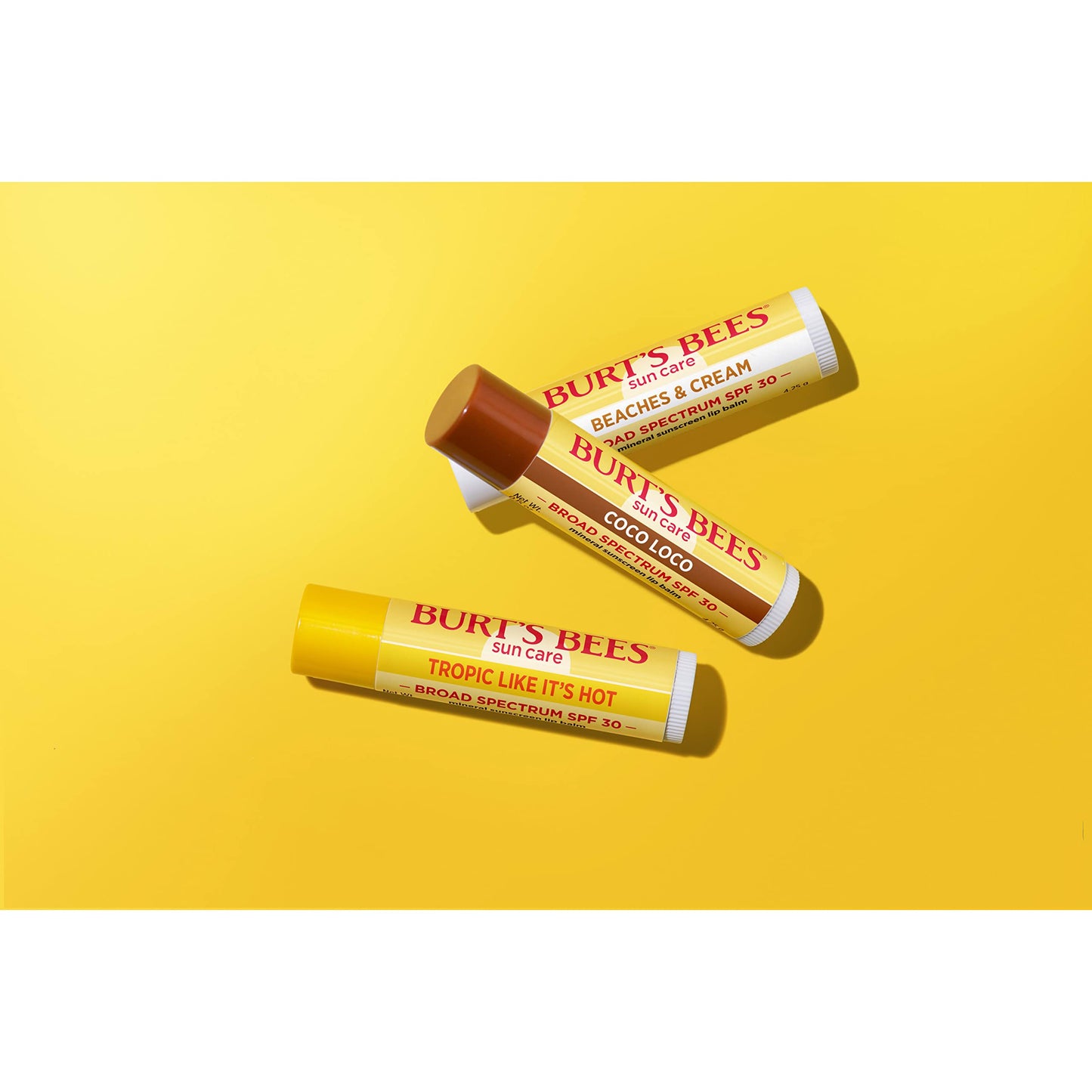 Burt's Bees Easter Basket Stuffers, Lip Balm Party Pack - Birthday Cake, Waffle Cone, Strawberry Shortcake, Cookies & Cream, All Day Moisturizer, Natural Origin Lip Treatment, 4 Tubes, 0.15 oz.