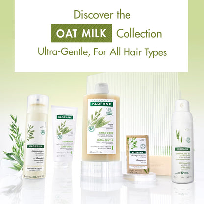 Klorane Ultra-Gentle Conditioner with Oat Milk, Suitable for the Entire Family, Paraben and Sulfate-Free