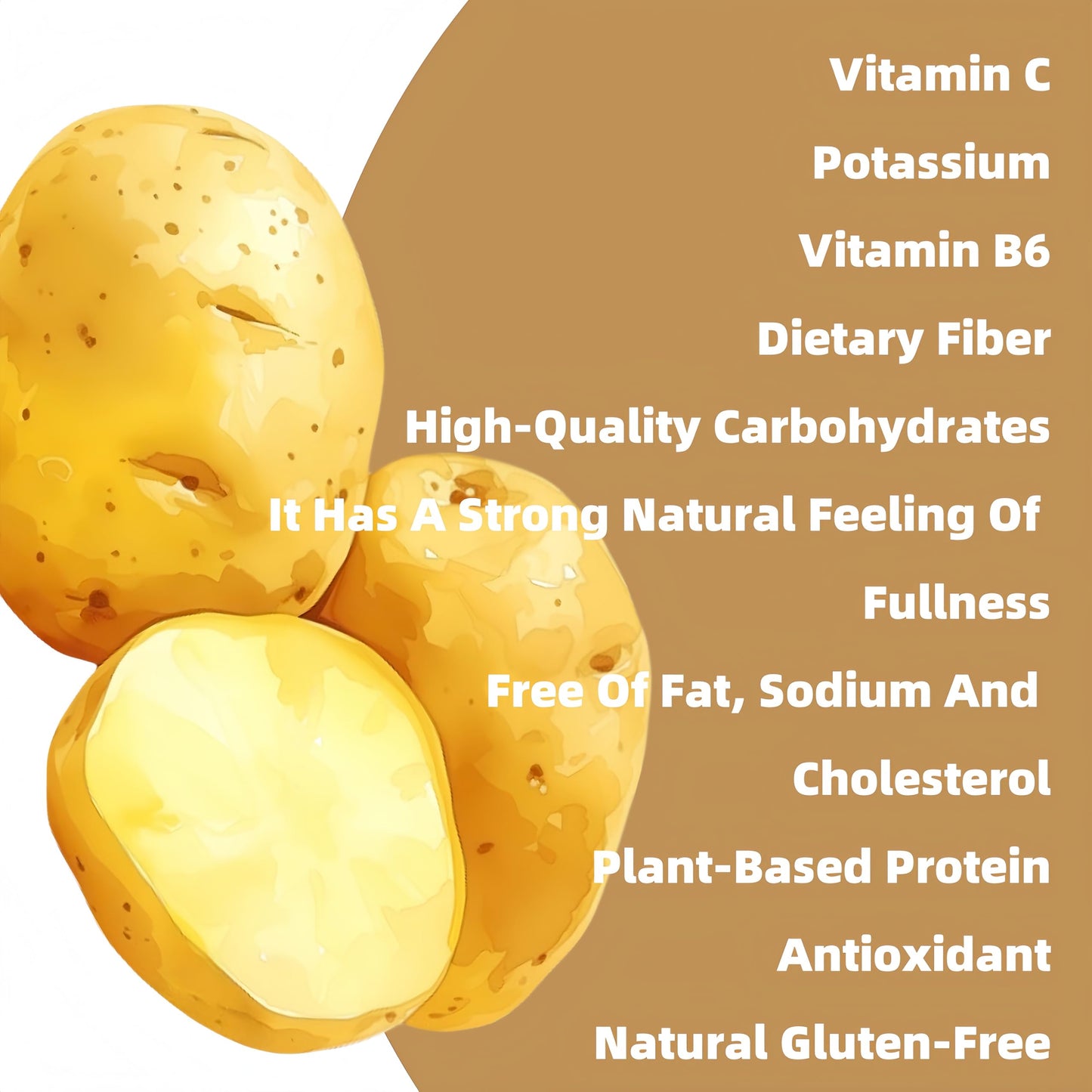 Dehydrated Potato - 350g 12.35oz Quick-Rehydrating Chunks for Soups, Stews, Potato Cakes & Home Fries | Long-Term Pantry Staple | Dried Vegetables Premium Freeze-Dried Fruits, Natural Snack