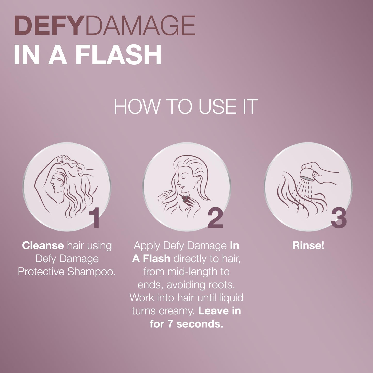 Joico Defy Damage In A Flash 7-Second Bond Building Hair Treatment | With Liquid Keratin | Quick Bond Strengthening & Protection | Color -Safe | Unique Liquid-To-Crème Formula | 6.76 Fl Oz