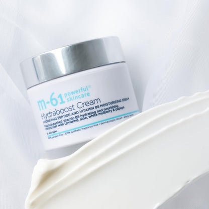 m-61 Hydraboost Cream | Ultra-Nourishing, Moisturizing Face Cream To Plump, Hydrate, And Repair. With Vitamin B5, Vitamin E, Hyaluronic Acid, and Peptides. For All Skin Types - 1.7 Fl Oz
