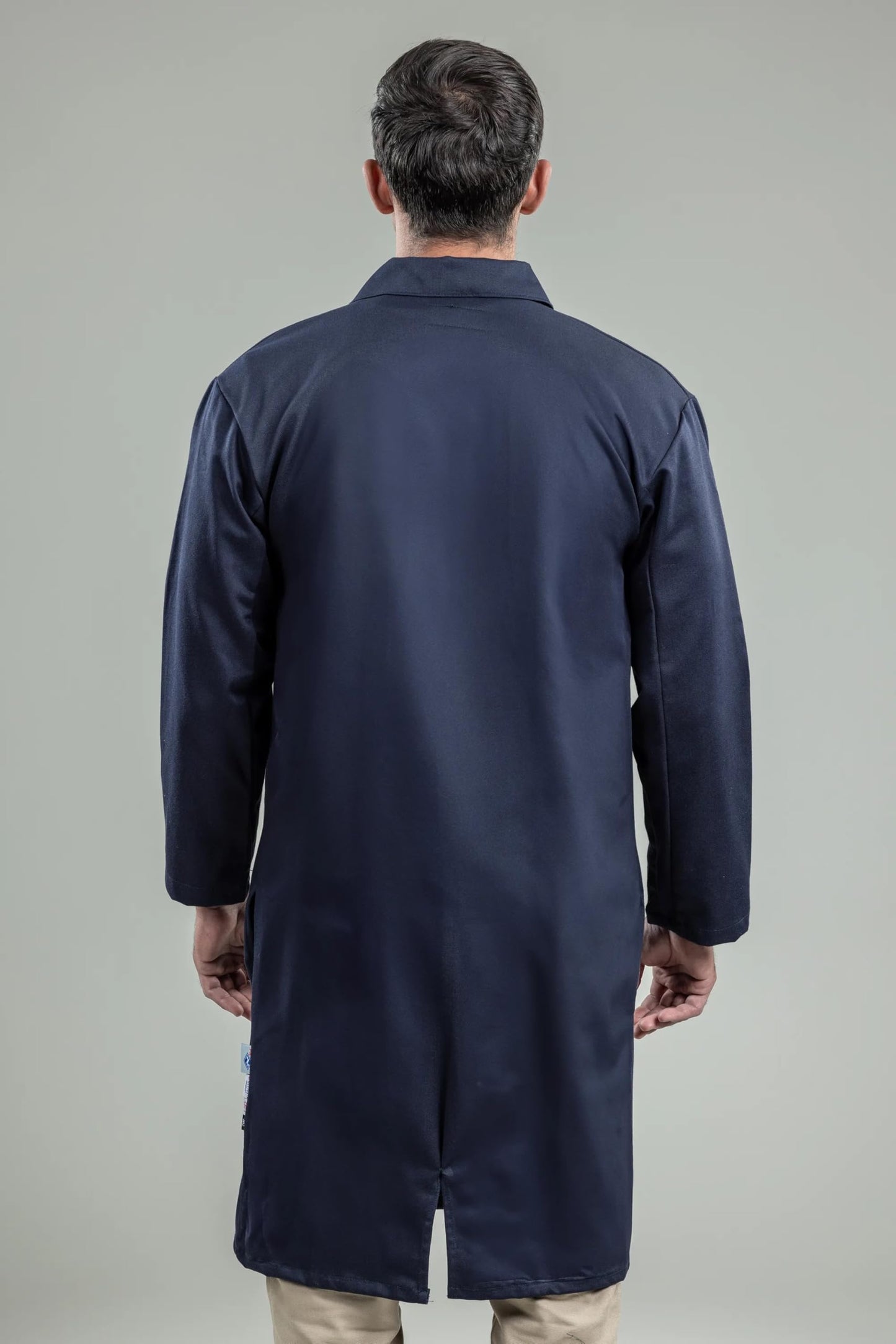 National Safety Apparel FR Lab Coat, 88% Cotton, 12% Nylon, X-Large