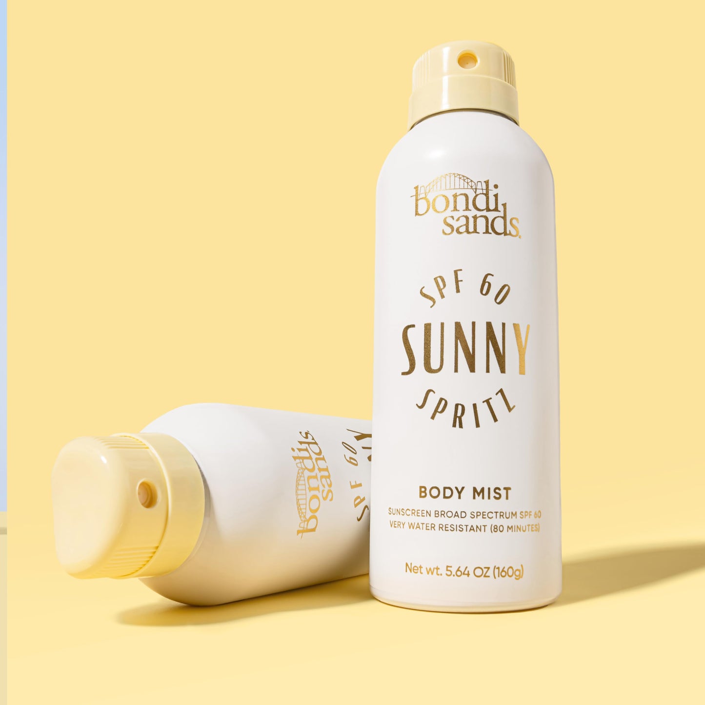 Bondi Sands Sunny Spritz SPF 60 Body Mist, Nourishing + Hydrating Broad Spectrum Sunscreen Spray, Dermatologist-Approved, Water-Resistant, 5.64 Oz