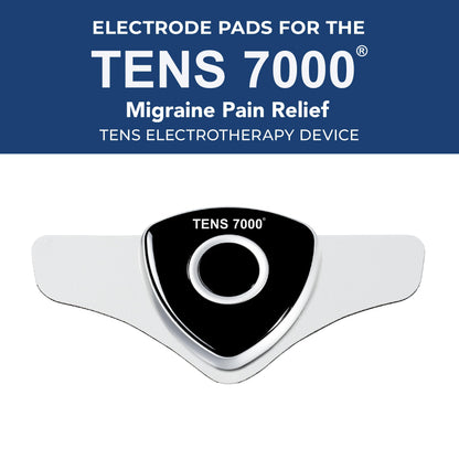 TENS 7000 Migraine Pads, 4 Count Per Pack – Compatible with TENS 7000 Migraine Relief Device, Replacement Pack, Wearable for Migraines and Migraña