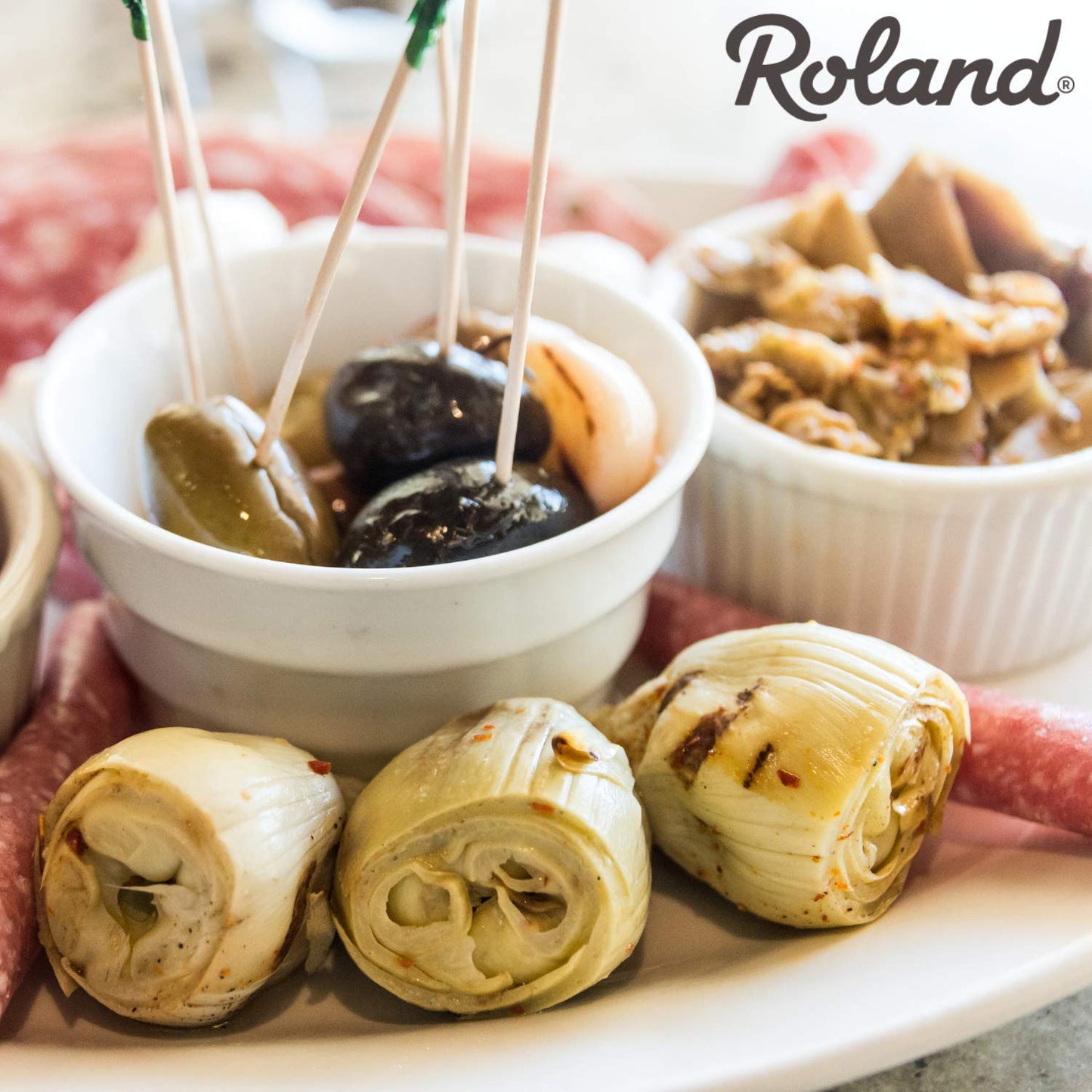 Roland Foods Grilled Artichoke Hearts Marinated in Vinegar and Oil, Specialty Imported Food, 67 Ounce, Pack of 1