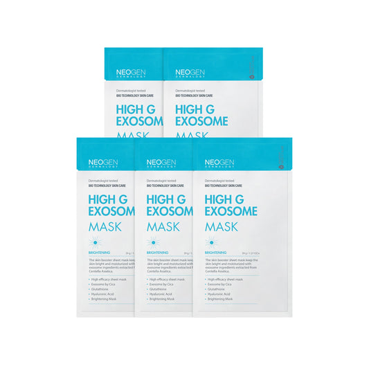 NEOGEN DERMALOGY High G Exosome Mask Sheet (39g. 5 sheets)