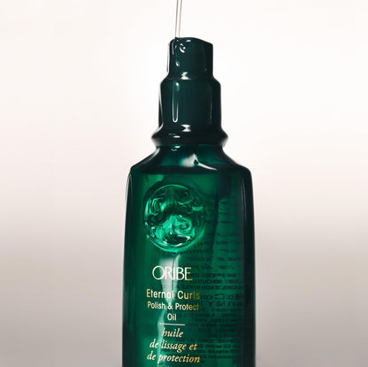 Oribe Eternal Curls Polish & Protect Oil - Nourishing Hair Oil Moisturizes & Smooths Wavy, Curly & Coily Hair - Reduces Frizz, Defines Curls & Prevents Damage - For All Curl Types - 3.4 oz