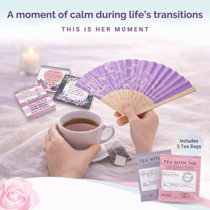 Menopause Gifts for Women – Thoughtful Care Package with Affirmation Cards, Self Care Rituals & Fun Socks for Birthday or Mothers Day