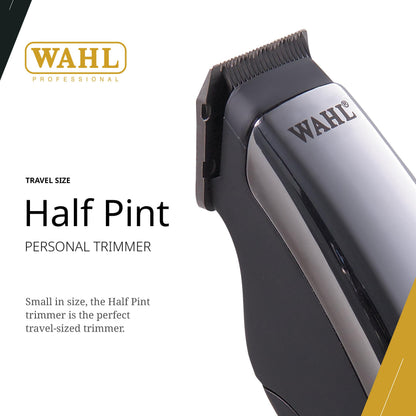 Wahl Professional Half Pint Trimmer, Compact Travel Size, Lightweight, Battery-Operated (AA), Includes 2 Trimming Guides