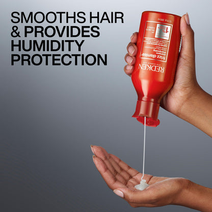 Redken Frizz Dismiss Shampoo For Frizzy Hair - Provides Smoothness & Shine, Weightless Frizz Control, Sulfate-Free
