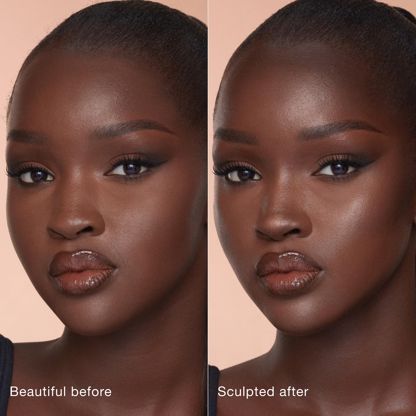 Charlotte Tilbury Hollywood Liquid Contour Wand - Easy-to-Use Contour Stick & Liquid Bronzer for Sculpting & Shaping - Leaves a Natural-Looking Sculpted Finish