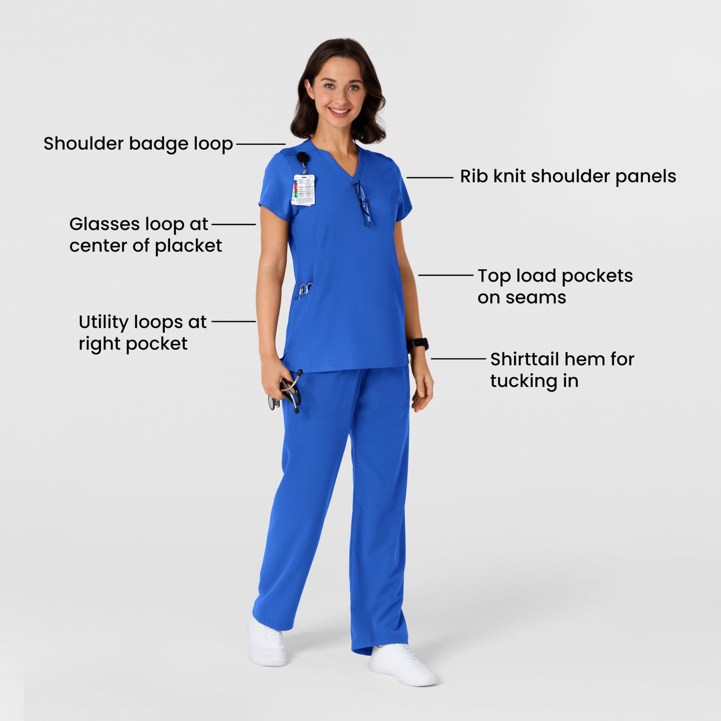 Wink Women's Scrub Top