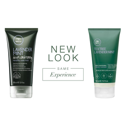 Tea Tree Lavender Mint Deep Conditioning Mineral Hair Mask, Hydrates + Strengthens, For Coarse + Dry Hair