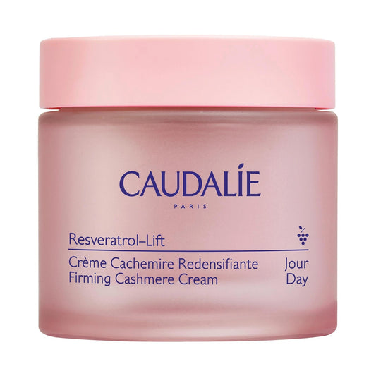 Caudalie Resveratrol-Lift Retinol Alternative Firming Cashmere Cream, Anti-Aging Moisturizer with Resveratrol, Hyaluronic Acid & Vegan Collagen, Refillable - 50 mL