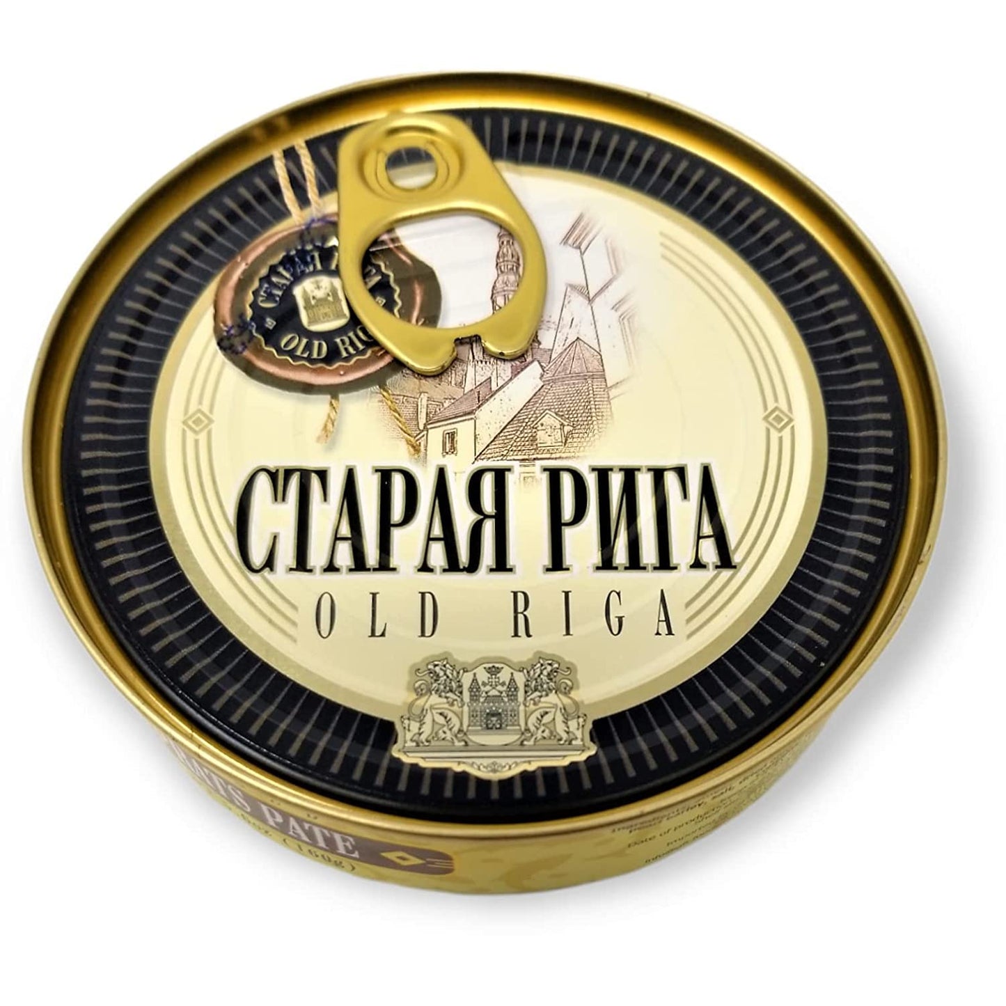Old Riga Smoked Sprats in Oil 160g/5,6 Oz | Kosher Product, Non GMO, Keto Friendly | Rich in Omega-3 Fatty Acid, Vitamins and Minerals| From Fresh Wild Caught Sardines of Cold European Seas| (Pack of 12)
