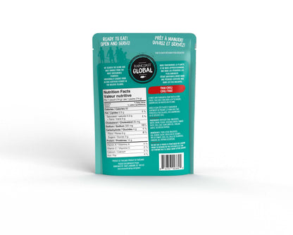 Raincoast Trading Global Wild Skipjack Tuna Pouches Thai Chili Wild Caught Certified Sustainable Pole and Line High Protein Ready to Eat Meal Prep - Pack of 6 2.6oz Pouches