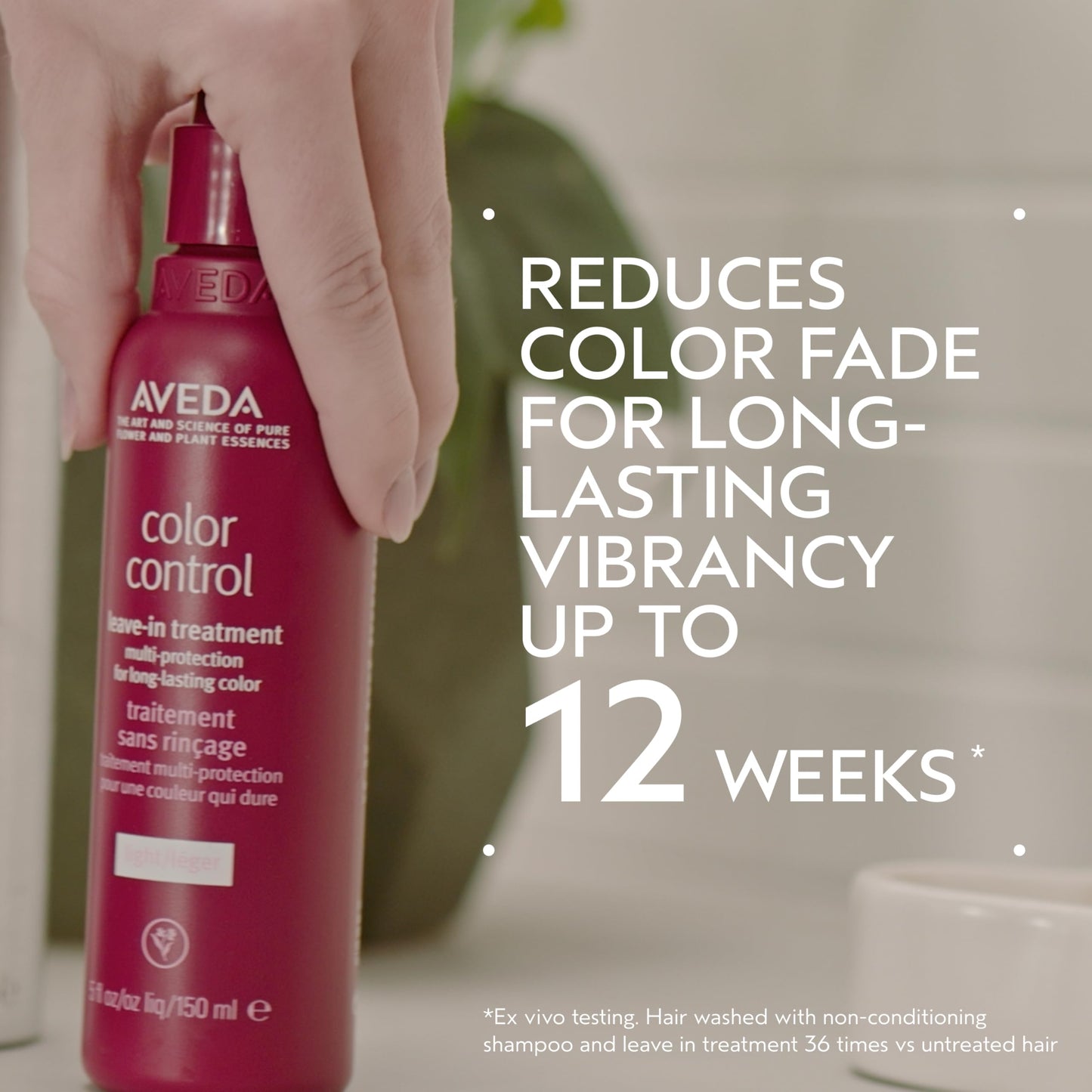Aveda Color Control Leave-In Treatment Light | Protects Color for Up to 12 Weeks | Heat and UV Protectant | For Fine to Medium Hair | Silicone Free | 98% Naturally Derived*