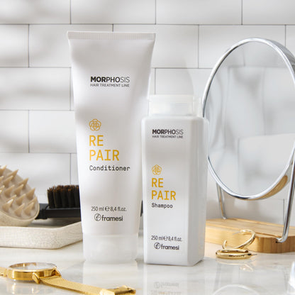 Framesi Morphosis Repair Conditioner, Moisturizes and Strengthens Hair, Natural Ingredients, Color Safe