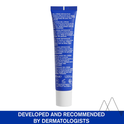 URIAGE Cica-Daily Repairing Gel-Cream for Face | Made With Prebiotic, Centella Asiatica & D-Panthenol, Ultra-light gel, Paraben & Fragrance-Free, Non-comedogenic, 40 mL / 1.35 oz