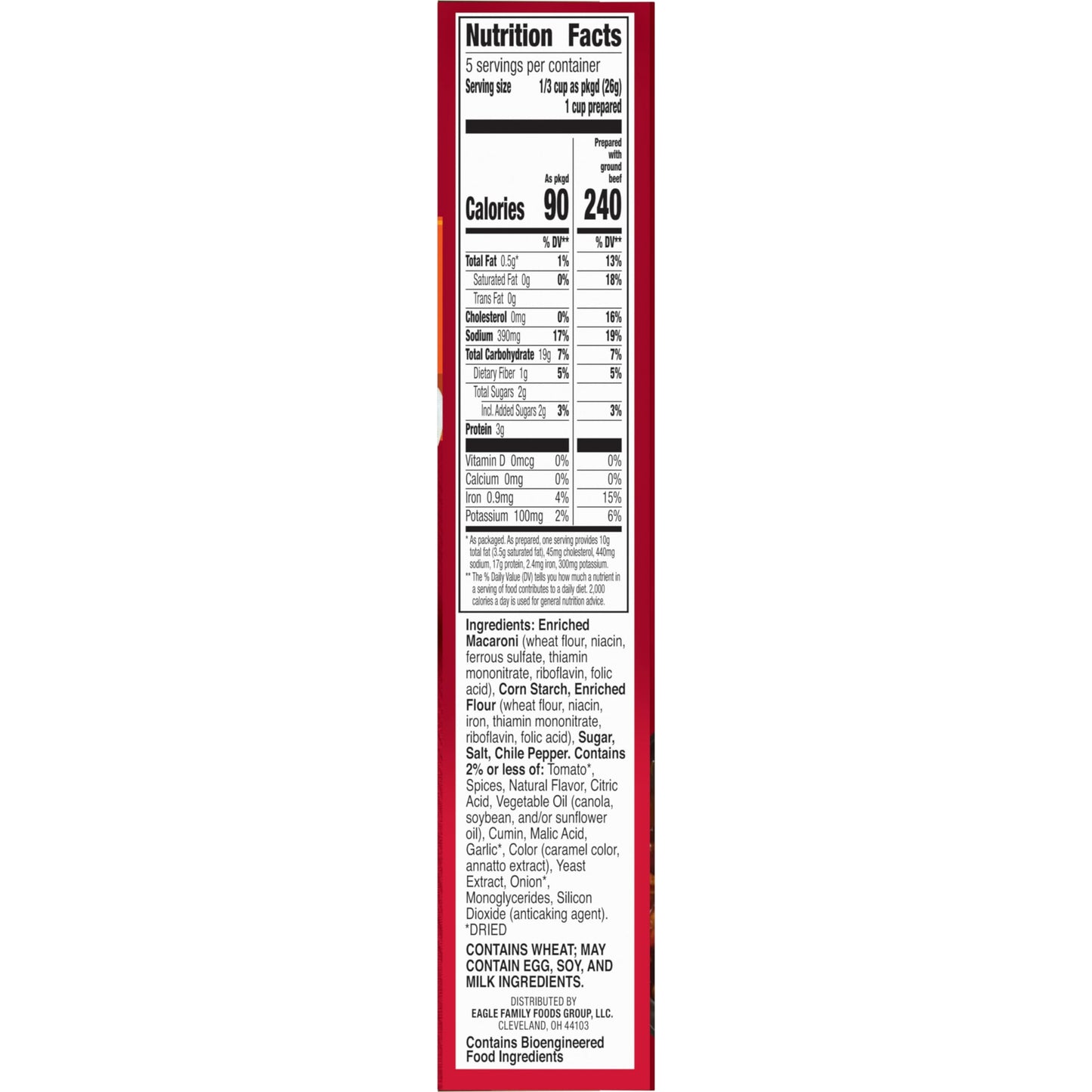 Hamburger Helper Chili Macaroni Pasta Meal (5.2 oz - 12 Pack) No Artificial Flavors, Ready in 3 Easy Steps, Quick Meals for Midweek Dinners, Busy Evenings & Families On-the-Go