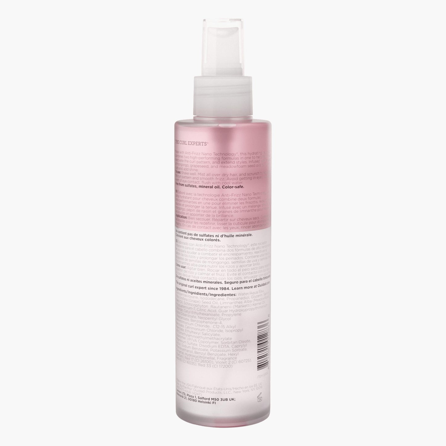 Ouidad Advanced Climate Control Restore + Revive Bi-Phase Spray - Refresh Curls Between Wash Days, Adds Moisture & Shine with Mongongo & Grapeseed Oils, Fights Frizz, All Curl Types, Sulfate-Free
