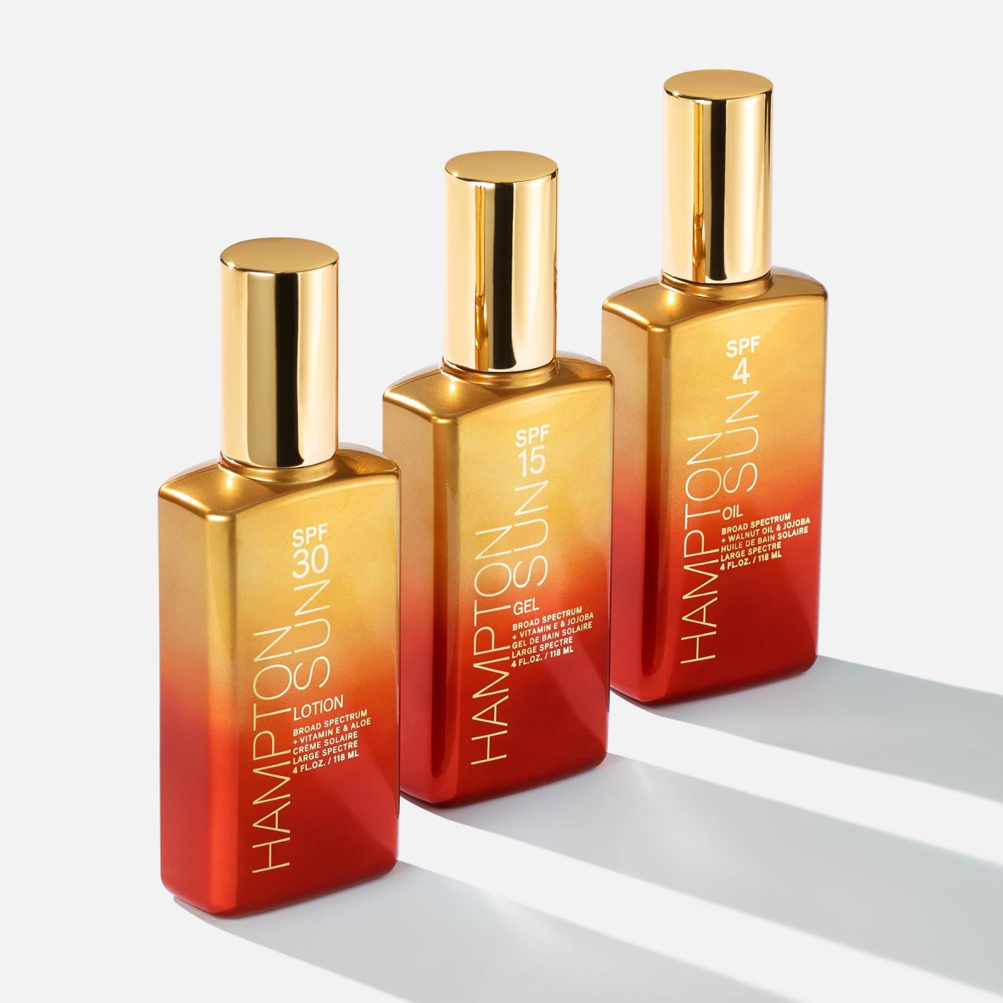 Hampton Sun SPF 15 Classic Sun Gel Ultra-Hydrating Luxury Sunscreen Gel Anti-Aging Antioxidant Blend of Jojoba Oil, Vitamin E + Aloe Vera Silky, Lightweight Finish Broad Spectrum UVA/UVB