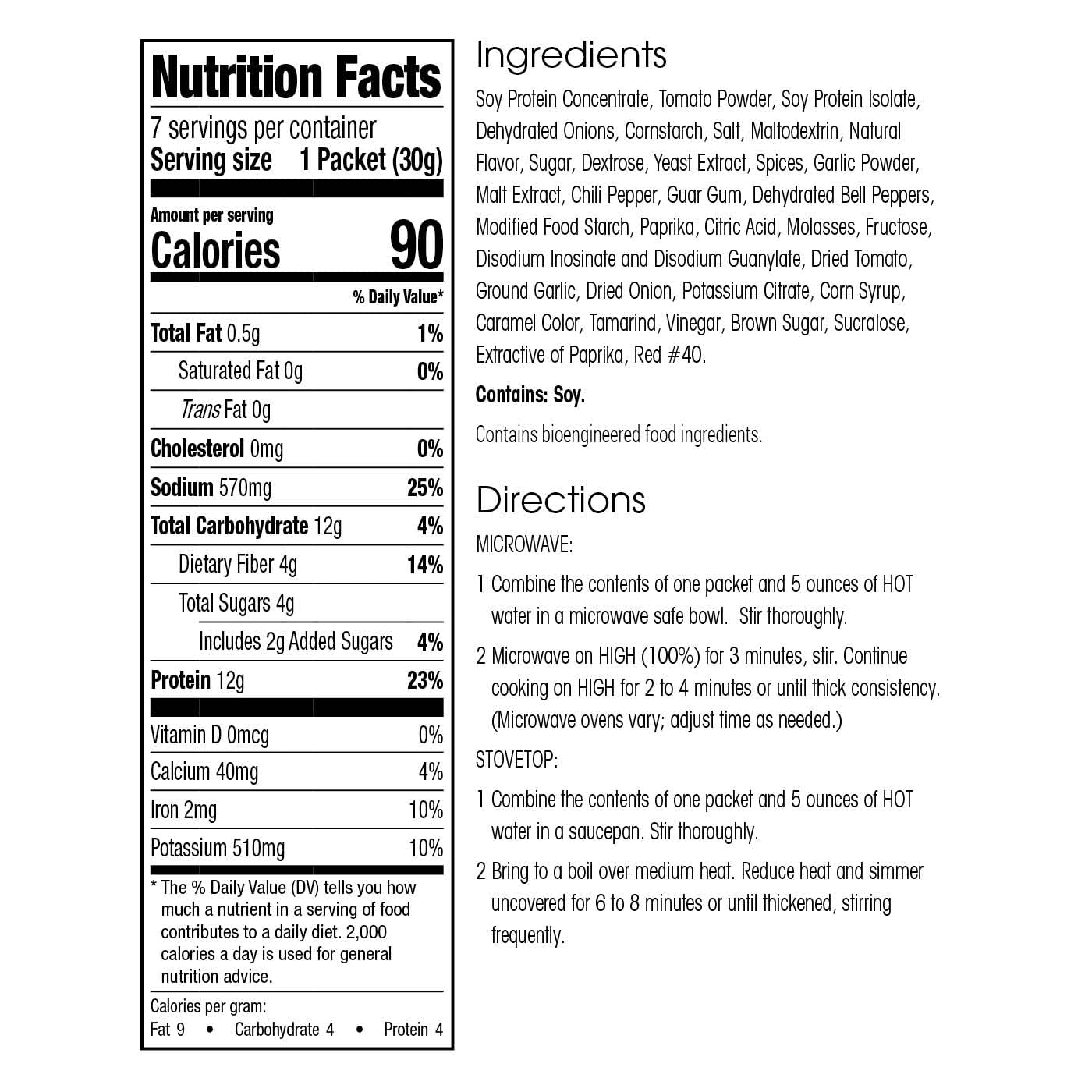 WonderSlim Protein Meal, Sloppy Joe Mix, 12g Protein, Gluten Free (7ct)