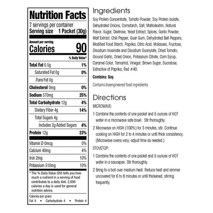WonderSlim Protein Meal, Sloppy Joe Mix, 12g Protein, Gluten Free (7ct)