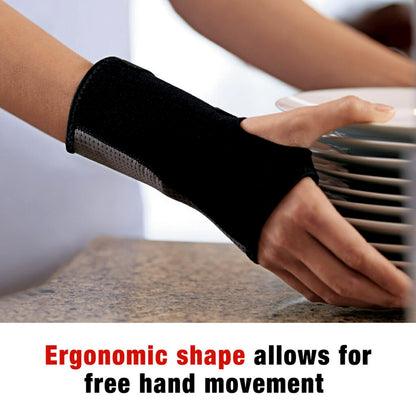 ACE Brand Reversible Wrist Brace Wrist Support for Sore Weak and Injured Wrists Breathable One Size Fits Most