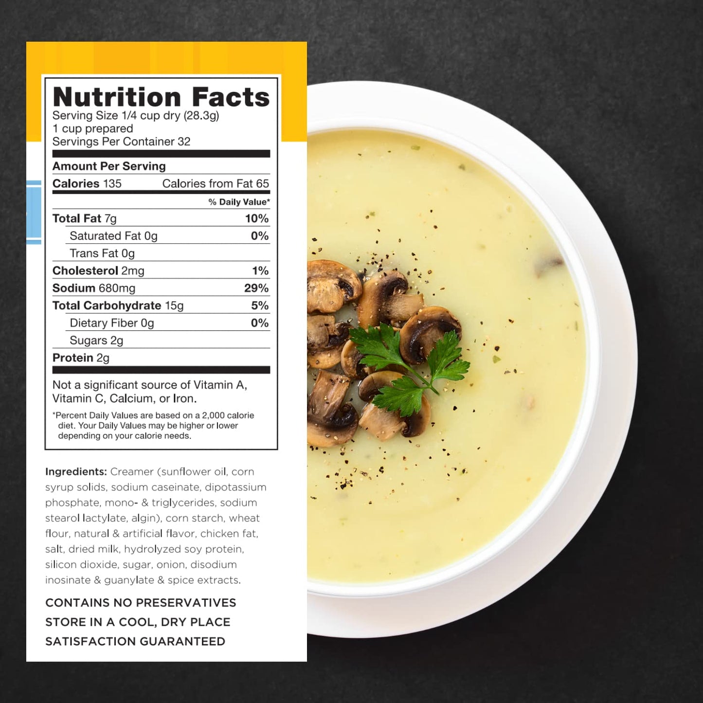 Whisk Bliss- Instant Soup Mix 32 oz. | Just Add Water Universal Soup & Sauce Mix Soup Base Gluten FREE, Vegetarian, No Artificial Flavors or Preservatives, No added MSG