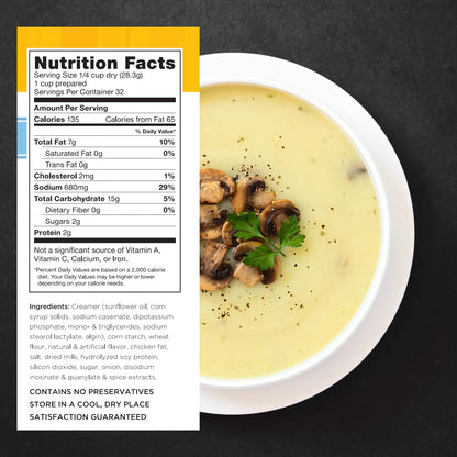 Whisk Bliss- Instant Soup Mix 32 oz. | Just Add Water Universal Soup & Sauce Mix Soup Base Gluten FREE, Vegetarian, No Artificial Flavors or Preservatives, No added MSG