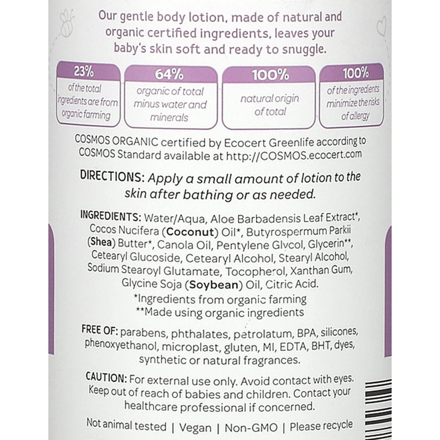 Bambo Nature Snuggle Time Body Lotion, 16.9 fl oz Bottle, 1 Count