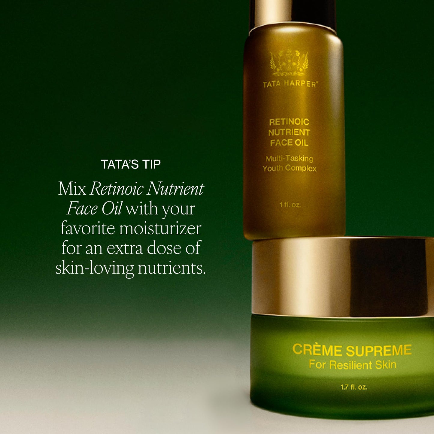 Tata Harper Retinoic Nutrient Face Oil, Nourishing Face Oil, Botanical Retinol Alternatives, Natural Skincare, 30ml