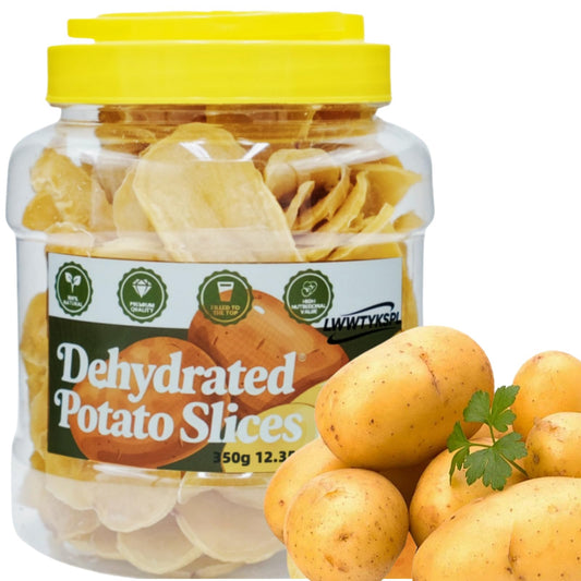 Dehydrated Potato - 350g 12.35oz Quick-Rehydrating Chunks for Soups, Stews, Potato Cakes & Home Fries | Long-Term Pantry Staple | Dried Vegetables Premium Freeze-Dried Fruits, Natural Snack