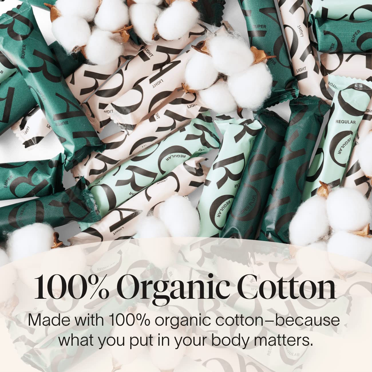 Cora Organic Feminine Care | Applicator and Non-Applicator Tampon Multipack | Eco-Conscious | 72 Total | Bundle Pack
