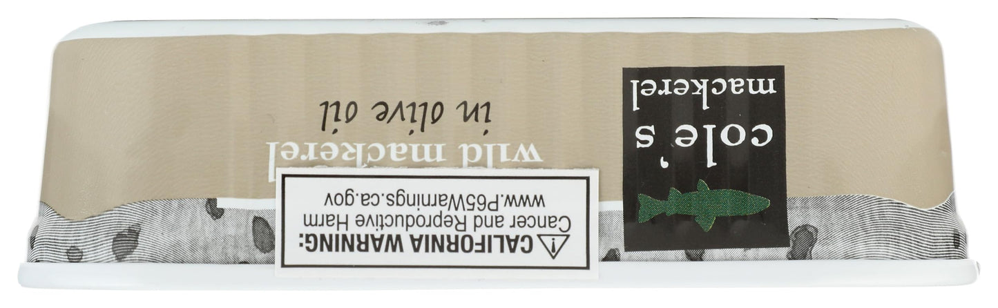 COLES MACKEREL OLIVE OIL 4.4 oz