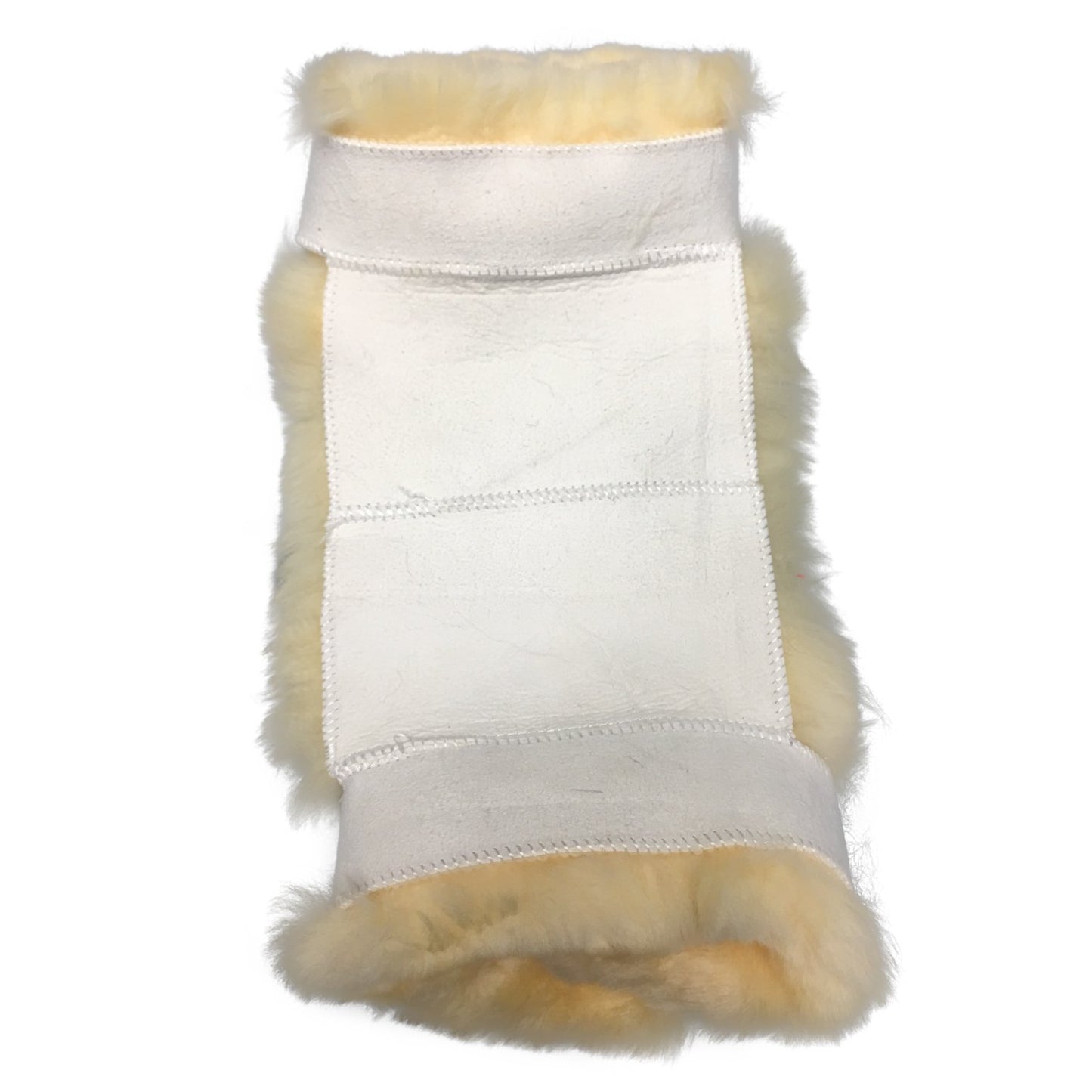 PCP Sheepskin Pressure Relief Sores Elbow Protectors, White