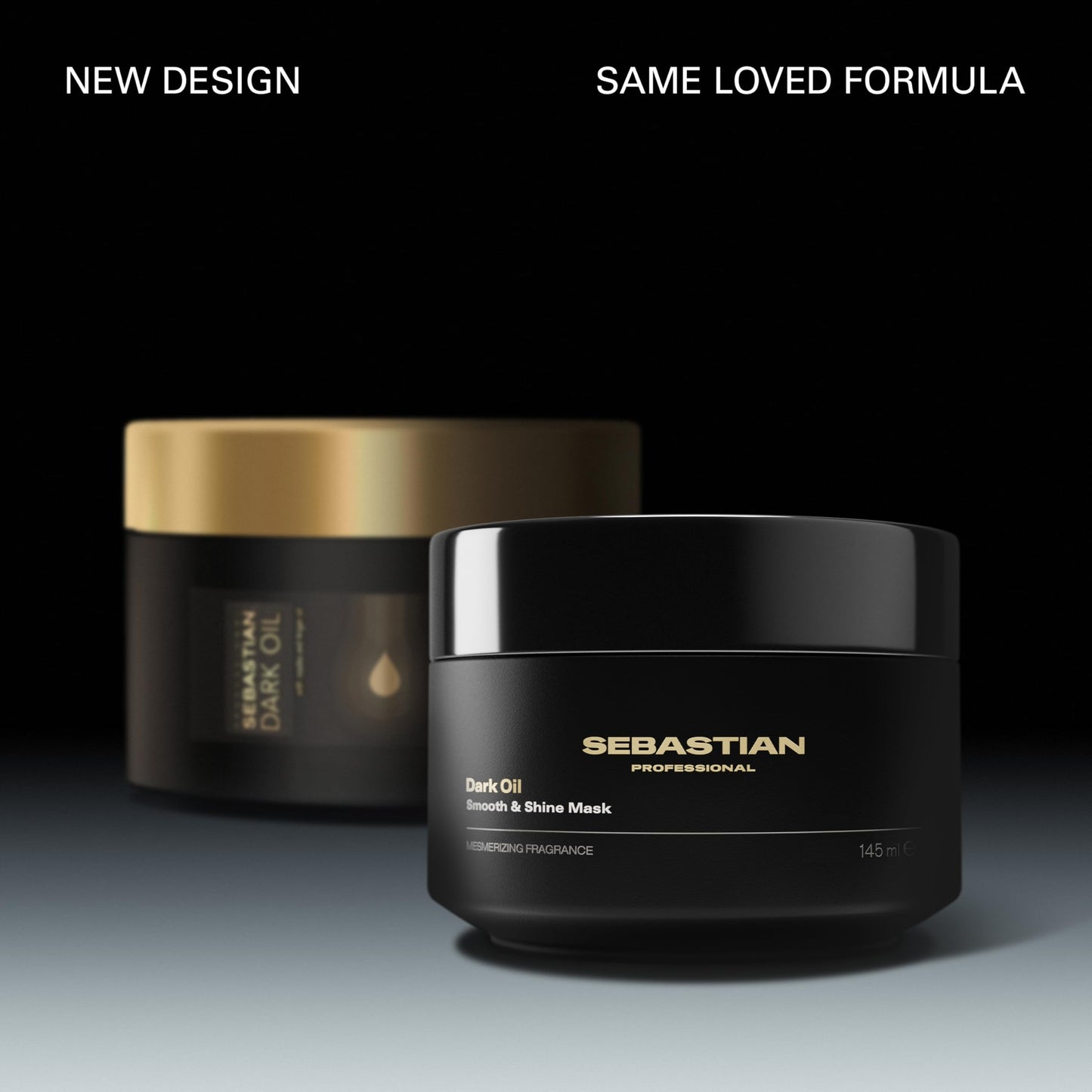 Sebastian Professional Dark Oil Smooth and Shine Mask | Lightweight Hair Styling Oil | Infused with Sandalwood, Cedarwood, & Argan Oils | 4.9 fl oz