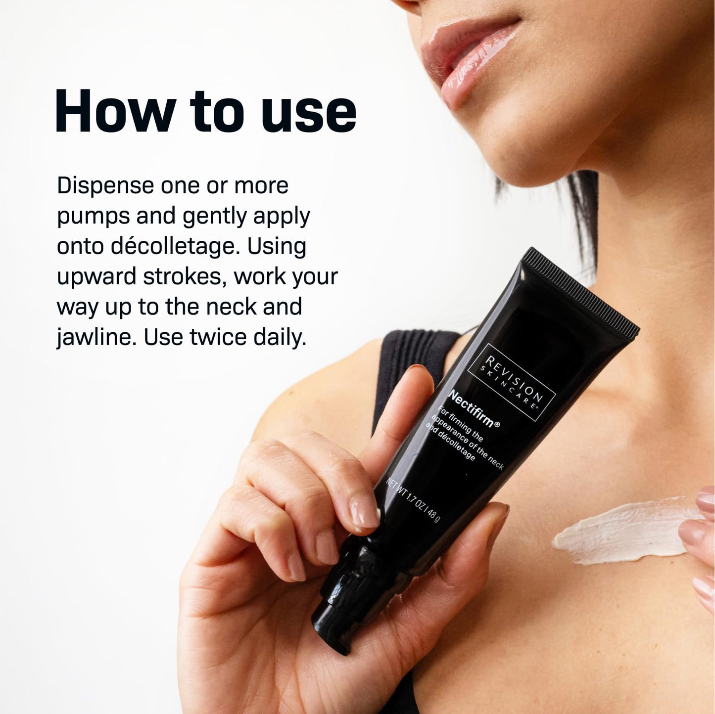 Revision Skincare Nectifirm® Neck Cream – Clinically Proven to Firm, Lift & Smooth the Neck and Jawline, Brightening Skin and Reducing Early Signs of Aging