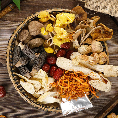 SIJIYUNLI-Bazhen Mushroom Soup Bun 91.5g/3.22oz Soup bag, noodles and rice partner，The deliciousness of mountains and forests