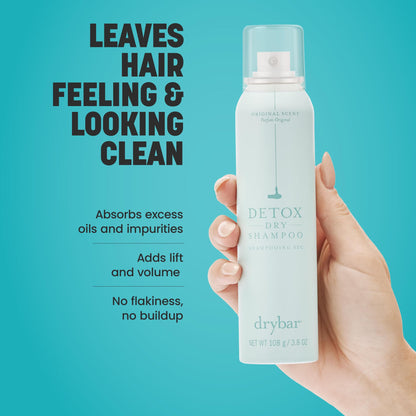 Drybar Detox Dry Shampoo Spray, Absorbs Excess Oil, Leaves Hair Looking and Feeling Clean & Refreshed with Extra Volume, For All Hair Types