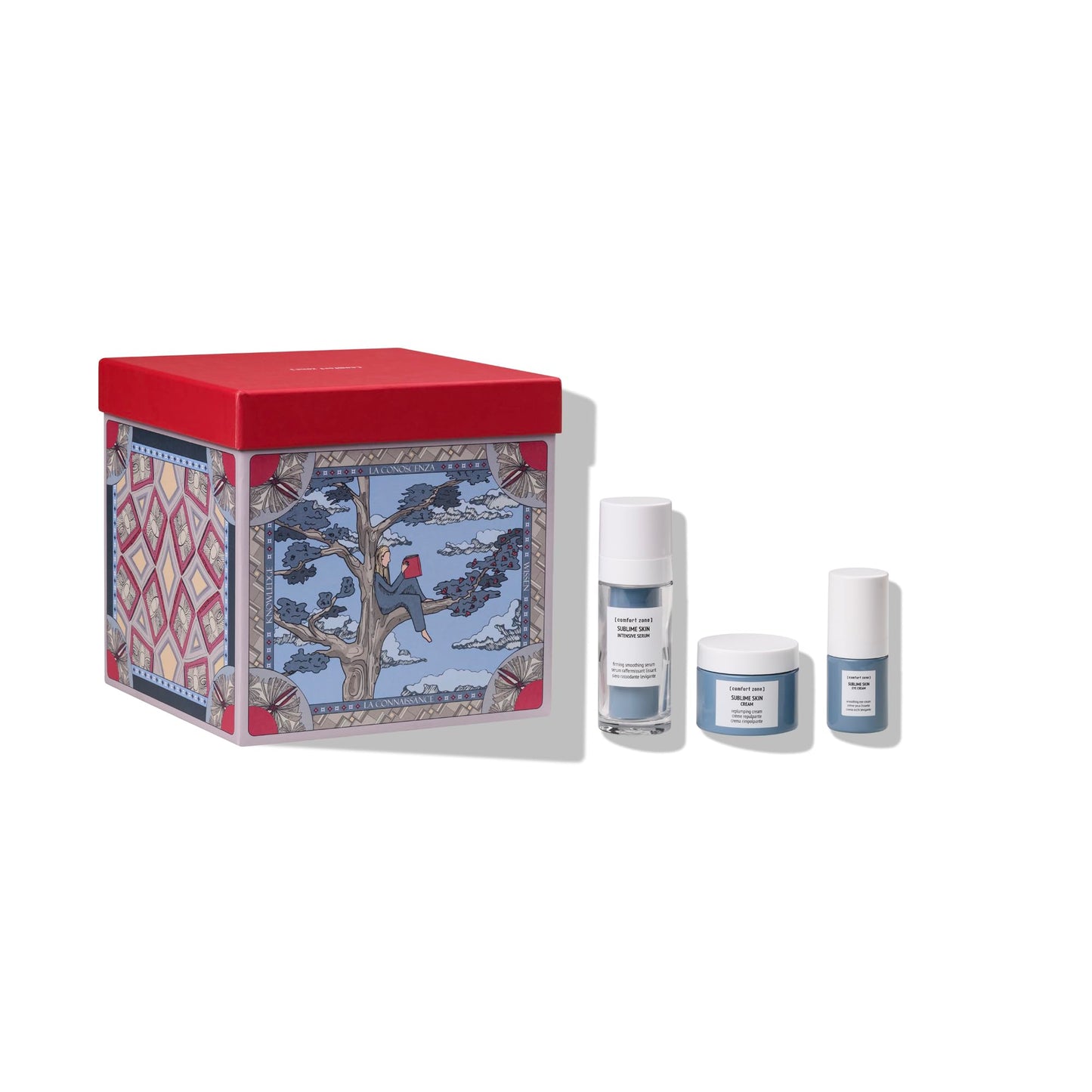 Gift Collection: Sublime Skin Kit, a Replumping Firming Face Set, Includes Sublime Skin Cream, Sublime Skin Serum and Sublime Skin Soothing Eye Cream, For Normal To Dry Skin| 3-Piece