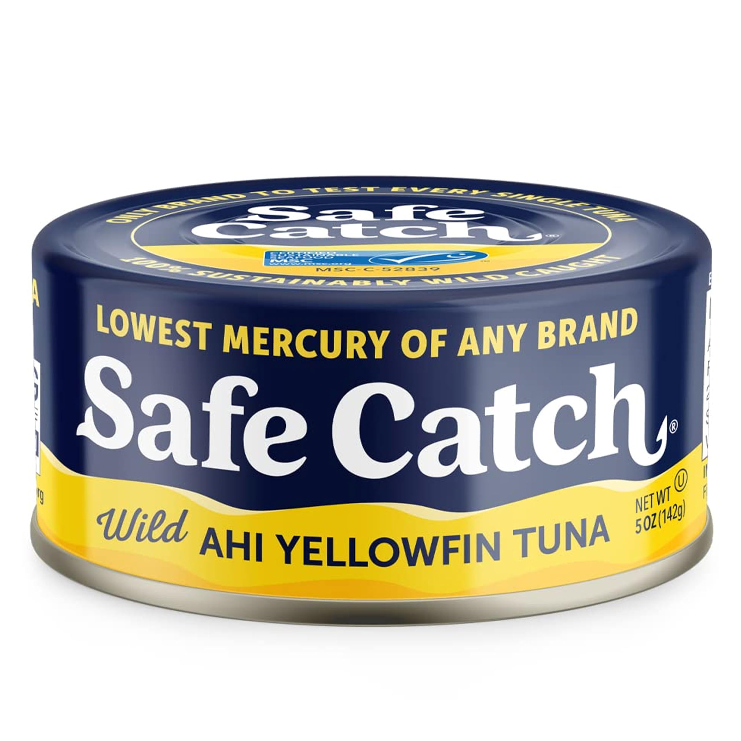 Tuna Check Rite Safe Catch Wild Ahi Yellowfin Tuna Fish Canned, Wild Caught, Lowest Me ...