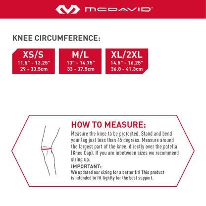 McDavid Reflect Infrared Rec Comp Knee Slv