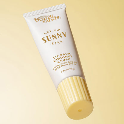 Bondi Sands Sunny Kiss SPF 60 Coconut Crush Lip Balm, Nourishing + Hydrating Broad Spectrum Sunscreen, Long-Lasting Protection, Glossy Finish, 0.3 Oz